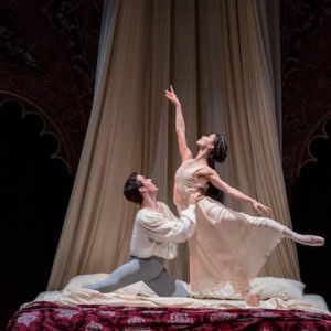 Houston Ballet's Karina Gonzalez and Connor Walsh in Stanton Welch's Romeo and Juliet. Photo: Amitava Sarkar, provided courtesy of Houston Ballet.